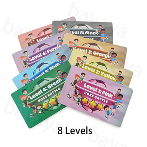 <span class=keywords><strong>Jeu</strong></span> <span class=keywords><strong>de</strong></span> cartes <span class=keywords><strong>de</strong></span> compétition et <span class=keywords><strong>de</strong></span> tournoi Fast Track Skills the <span class=keywords><strong>100</strong></span> Soccer Juggles Glub avec impression personnalisée en usine et pelliculage mat - Product Image 3