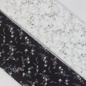 OEM 100% <span class=keywords><strong>Polyester</strong></span> In Ấn Voan Vải 50D Trọng Lượng Nhẹ Hoa Thiết Kế Vải Trong Suốt Cho Phụ Nữ Của Phụ Nữ Cô Gái - Product Image 2