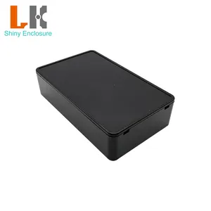 Shiny Enclosure New Plastic Electronic Project Box 100x60x25mm Black DIY Enclosure Instrument Case Electrical Supplies