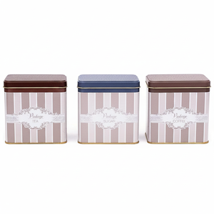 ชุดจัดเก็บโลหะสี่เหลี่ยม-80x120มม. (ชุด3) การออกแบบที่สง่างาม - Product Image 2