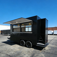 Camions de restauration 13 pieds avec équipement de traiteur complet, camion de restauration pour hot-dogs, remorque alimentaire personnalisée, chariot de snack-bar