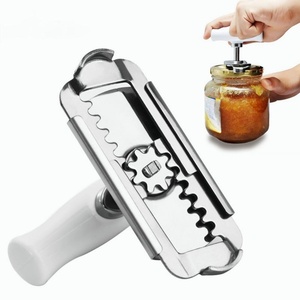 Ouvre-bouteille et ouvre-boîte en acier inoxydable pour la cuisine, ouvre-bouteille pour bouteilles et couvercles, ouvre-bocal en caoutchouc pour la maison et la cuisine - Product Image 2