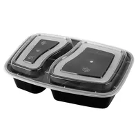 360ml-999ml pp prendono via la scatola di plastica eliminabile di bento di stile con per la scatola eliminabile di pranzo della scatola del pasto degli alimenti a rapida preparazione