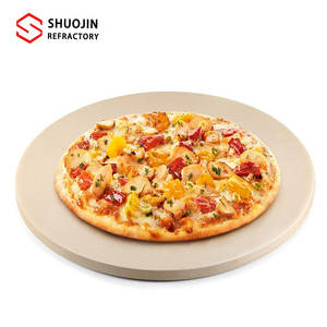 Losa de <span class=keywords><strong>piedra</strong></span> de pizza de <span class=keywords><strong>cordierita</strong></span> duradera Tablero de aislamiento de cerámica fácil de limpiar Ladrillo refractario de <span class=keywords><strong>piedra</strong></span> reutilizable para hornear - Product Image 1