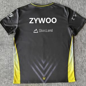 Camiseta de Manga Corta Vitality Bee CS2 Team 2026, Uniforme Vintage <span class=keywords><strong>CSGO</strong></span>, Negro y Dorado, Zywoo, Nueva, Ropz - Product Image 3