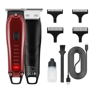 Factory supplier professional hair clippers men hair trimming electric rechargeable hair cutting trimmer