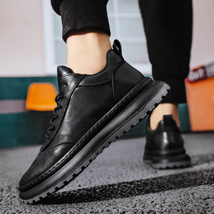 <span class=keywords><strong>Scarpe</strong></span> da Passeggio con Suola Interna Rialzata in Pelle Ultra Fibra per Uomo, <span class=keywords><strong>Scarpe</strong></span> Sportive Versatili e Alla Moda, Sneakers Casual per Uomo - Product Image 3