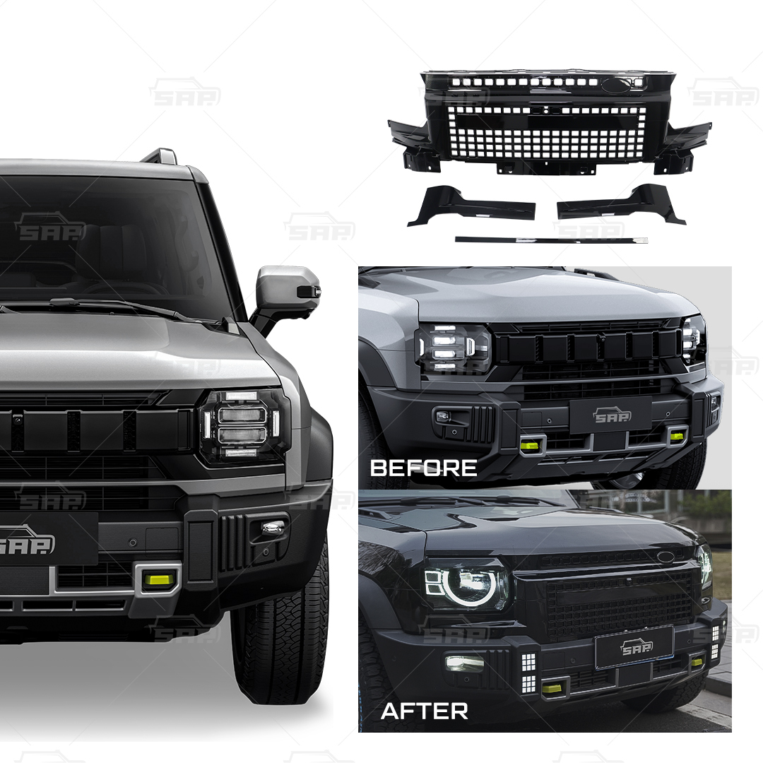 Shamo Auto Parts Customized 4X4 Auto Tuning Front Bumper Octa Style Car Grille for Jet T2 Traveler Accessory