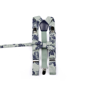 Conjuntos de <span class=keywords><strong>Tirantes</strong></span> <span class=keywords><strong>y</strong></span> Corbatas de Lazo de Algodón Floral Verde Salvia para Hombres, Mujeres <span class=keywords><strong>y</strong></span> Niños, <span class=keywords><strong>Tirantes</strong></span> Ajustables para Pantalones, Accesorio para Faldas de Niña, Regalo - Product Image 4