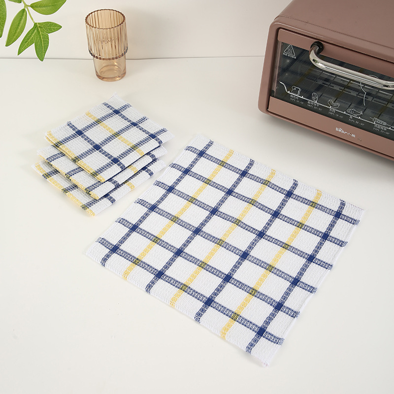 Plaid bleu foncé