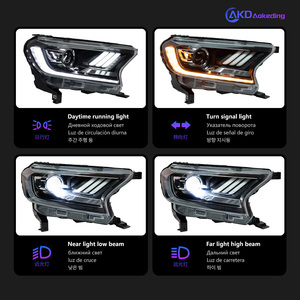 Luces para <span class=keywords><strong>Auto</strong></span> Ford Ranger, Lentes de Proyector para Faros Delanteros 2015 Everest, Luz Dinámica Intermitente, Lámpara Delantera F-100 Endeavor, Faros LED DRL - Product Image 3