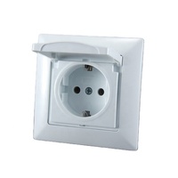 Toma de corriente Universal para PC, toma de pared estándar de la UE, impermeable