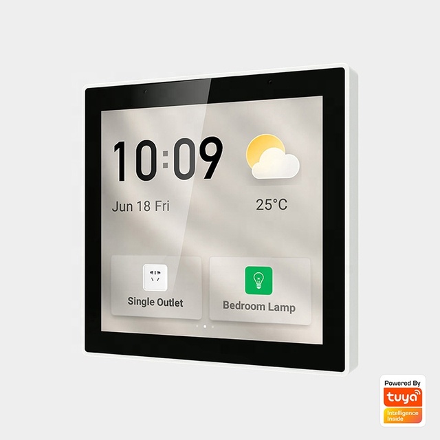 4 Inch Glass Touch Screen Smart Home Controller WiFi Zigbee Automation Scene Panel for Wall Gateway