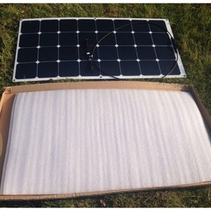 แผงโซลาร์เซลล์แบบกึ่งยืดหยุ่นประสิทธิภาพสูง 100w สำหรับเรือ รถยนต์ แคมป์ปิ้ง บ้าน หลังคา - Product Image 3