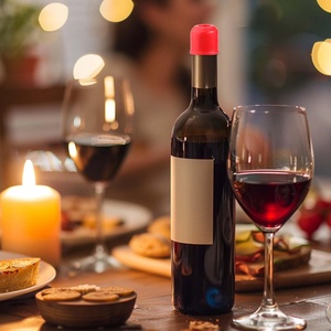 Tapón de Vino de Silicona Vodolo, Juego de 4 Piezas Reutilizables e Irrompibles, Mantiene el Vino Fresco para Uso Doméstico - Product Image 6