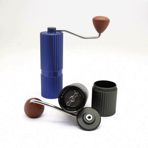 Moulin à café manuel en acier inoxydable CNC, à meules coniques, réglable, pour expresso, idéal pour les voyages et comme cadeau, vente en gros - Product Image 1