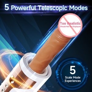 Gode vibrateur télescopique mains libres automatique chauffant à distance pour femmes - Product Image 6