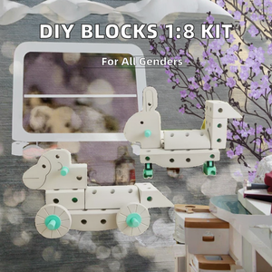 Oem Tùy Chỉnh Lớn Quy Mô 1:8 DIY Khối Xây Dựng Đồ Chơi Handmade Modu Đục Mài Màu EVA Bọt Nhựa Cho Các Độ tuổi 5 7 Năm - Product Image 2