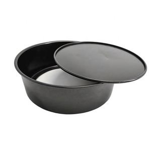 Boîtes <span class=keywords><strong>à</strong></span> gâteau de 6/7/8 pouces <span class=keywords><strong>plat</strong></span> rond profond cuisson poêle <span class=keywords><strong>à</strong></span> frire faire gâteau en mousseline de soie Charlotte avec fond détachable - Product Image 2