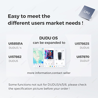 DUDUAUTO Autoradio Universel Double Bande GPS Sans Fil 2 Din CarPlay Android Auto DAB+ 2K QLED DSP CE RoHS avec Détection de Perte de Signal