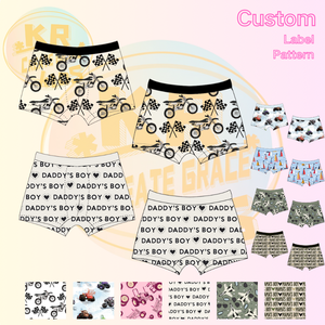 KERUI Sous-vêtements pour enfants personnalisés très vendus pour garçons de 1 an Sous-vêtements imprimés pour voitures Sous-vêtements pour bébés en bambou à taille élastique - Product Image 1