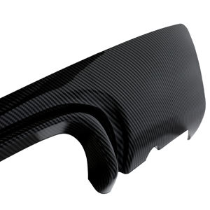 Difusor de parachoques trasero de 2 tonos estilo <span class=keywords><strong>CSL</strong></span> Color de fibra de carbono para BMW 01-06 E46 <span class=keywords><strong>M3</strong></span> - Product Image 5
