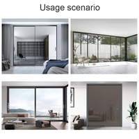 Moderne Arctique En Aluminium Coulissant Anti-Gel Thermique Coupe-Vent Jardin Villas Centres Commerciaux Écoles Salle À Manger Verre Chinois En Alliage D'aluminium