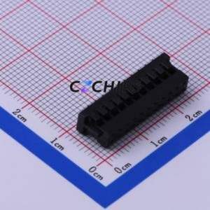 HX20012-22Y black Housing (Wire-to-Board / Wire-to-Wire) P=2mm Connector 2x11P 2mm 2mm 2 - Product Image 2