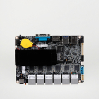 Placa base de computadora Mini ITX Soft Router de seis puertos con procesador Procesadores de núcleo de y es adecuada para firewalls/NAS