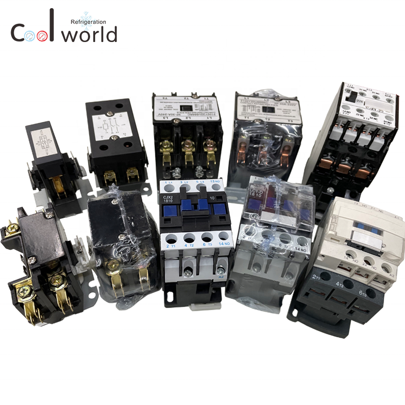 AC Contactor 3 Pole, 12A, 110V Coil (CJX2-D1210) - DIN Rail Mount For HVAC, Motors