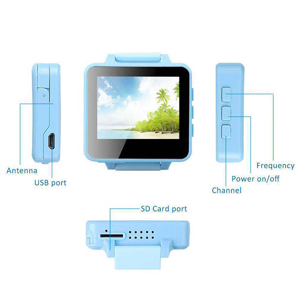 FPV200 5,8 ГГц 48CH серверный компьютером с экранным меню, наручные часы с 2 дюймовый ЖК-дисплей 960*240 с дисплеем FPV приемник «сделай сам» для гоночного дрона