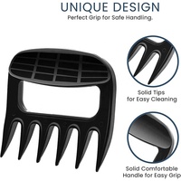 Outil de déchiquetage de viande Griller avec griffes d'ours Griffes de déchiquetage en plastique pour accessoires de fumeur de viande