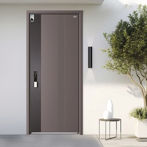 <span class=keywords><strong>Porte</strong></span> extérieure moderne en aluminium intelligente et sécurisée avec serrure à empreintes digitales, ignifuge, pour <span class=keywords><strong>entrée</strong></span> <span class=keywords><strong>d</strong></span>'appartement ou de villa - Product Image 3