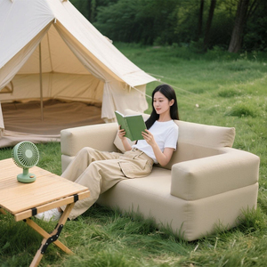 Multi-size <b>Inflatable</b> <b>Sofa</b> Set, Lightweight Portable Air Furniture for Temporary Guest Use & Outdoor Leisure - Product Image 1