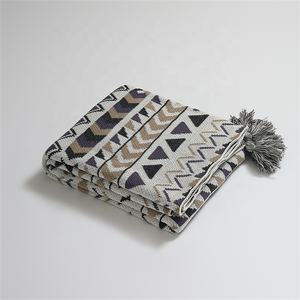 Coperte in maglia jacquard personalizzate in acrilico al 100% all'ingrosso per divano King per la decorazione della casa <span class=keywords><strong>Blg</strong></span> - Product Image 5