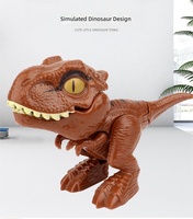 Juguete de dinosaurio articulado con movimiento rápido, simulación de huevo de dragón, modelo de dinosaurio para niños, juguete de vendedor callejero
