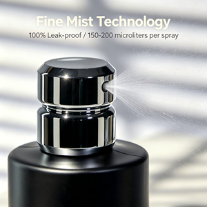 Minimalist Luxury <b>30ml</b> 50ml 100ml Clear Glass <b>Perfume</b> <b>Bottle</b> - High Flint Heavy Base Rechargeable Fragrance <b>Bottle</b> for Brands - Product Image 3