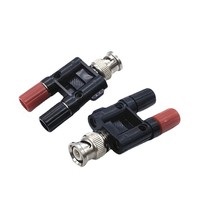 Prise banane BNC nickelée 4 mm, vidéo BNC rotative 2 bornes, prises bananes BNC mâle et femelle rotatives 2x femelle