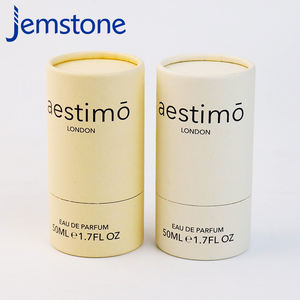 Caja de embalaje de cilindro con logotipo impreso de tamaño personalizado, embalaje de tubo de papel Kraft personalizado - Product Image 5