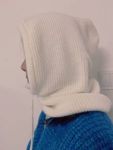 <span class=keywords><strong>Snood</strong></span> d'hiver en tricot souple de haute qualité avec logo brodé personnalisé Technique de broderie 3D Caractère d'hiver Entreprise à carreaux - Product Image 6