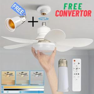 6 Blades Ceiling Fan with Light <b>Remote</b> <b>Control</b> Silent LED Ceiling Fan Dimmable App <b>Control</b> Modern Home Ceiling Light Fan - Product Image 2
