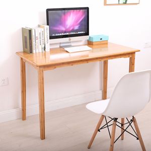 Escritorio de Computadora Yaoda de Bambú, 120x60 cm, Escritorio Moderno y Sencillo para Oficina en Casa - Product Image 3