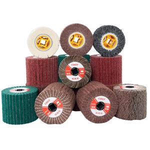 Fourniture d'usine : Roue de <span class=keywords><strong>brosse</strong></span> métallique non tissée 120x100 pour le brossage et la finition des surfaces métalliques - Product Image 3
