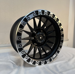 Nouvelles jantes tout-terrain 4x4 en alliage d'aluminium noir haute performance à déport profond 16x8.5-20x9 ET0 6X139.7 pour / - Product Image 4