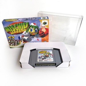 Mischief Makers Box Thick Cardboard with Tray <b>Game</b> Cartridge Replacement Box for N64 - Product Image 1
