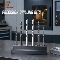 Forets hélicoïdaux pour perçage de précision HSS M2 Cobalt entièrement affûtés 10 pièces Outils de quincaillerie LOWENDORF