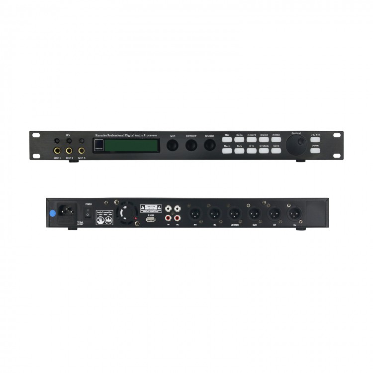 X5 эффектор для караоке KTV домашний караоке профессиональный цифровой аудиопроцессор процессор с эффектом реверберации
