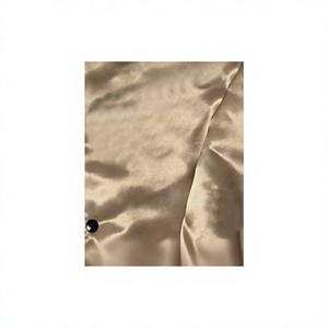Nouvelle veste de baseball en satin fin, écologique et élégante pour l'hiver, col montant, logo sur le devant, streetwear tendance pour hommes - Product Image 2