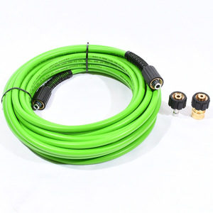 Lavadora eléctrica de alta presión para el hogar <span class=keywords><strong>Amazon</strong></span> Green Field, 4000psi, drenaje de agua suave, PVC, resistente al desgaste, lavadora de coche, verde pequeño - Product Image 2