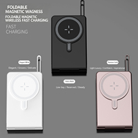 Vente flash - Mini batterie portable magnétique avec une grande capacité de 10000 mAh, charge rapide 22,5 W, impression de logo personnalisable